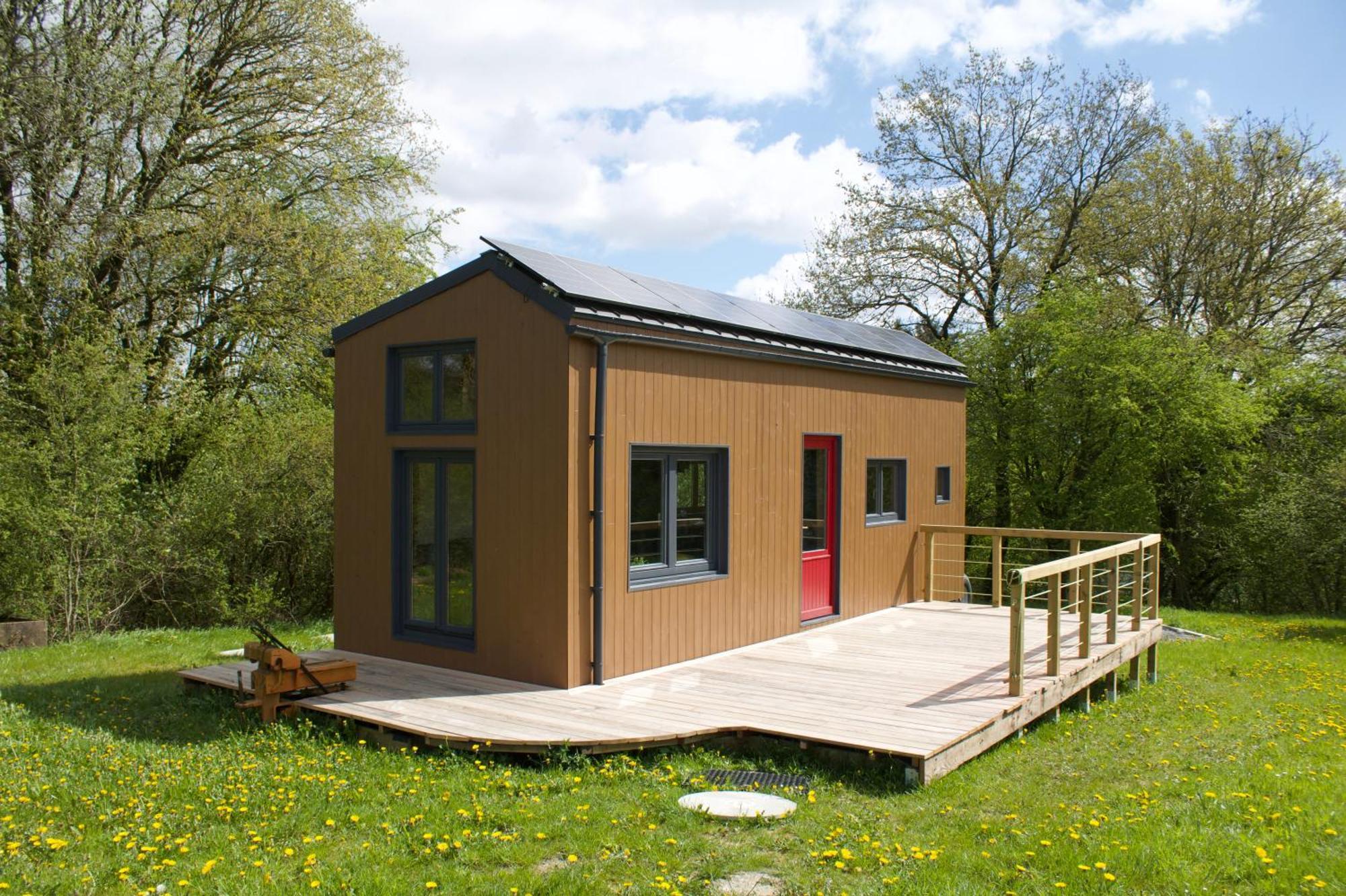 Tiny House Les Jours Heureux Sejour Nature Pres De Dinant Et Des Lacs De L Eau D Heure Villers-le-Gambon Extérieur photo